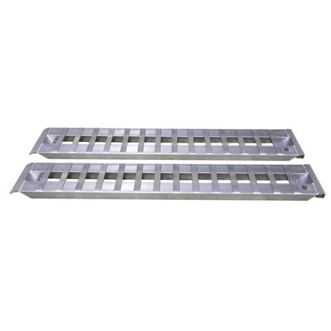 Gen-Y Heavy-Duty 10ft Aluminum Loading Ramps 15in x 120in 5K Capacity Per Ramp - Pair - GH-16120