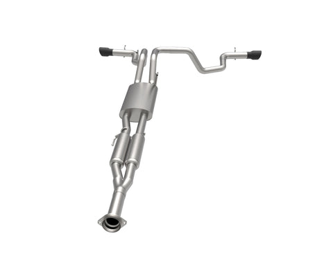 Kooks 2021+ Ford F150 2.7/3.5/5.0L 3in Dual Cat-Back Side Exit Exhaust w/Black Tips - 13704240