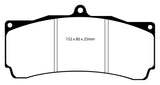 EBC Brakes Yellowstuff Performance Brake Pads - DP4009R