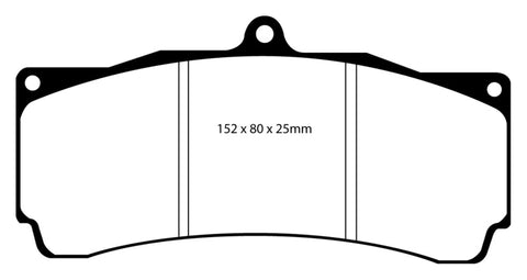 EBC Brakes Yellowstuff Performance Brake Pads - DP4009R