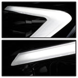 xTune 13-16 Ford Escape 13-16 LED Light Bar Halogen Proj Headlights - Chrome (PRO-JH-FESCA13-LB-C) - 9042928