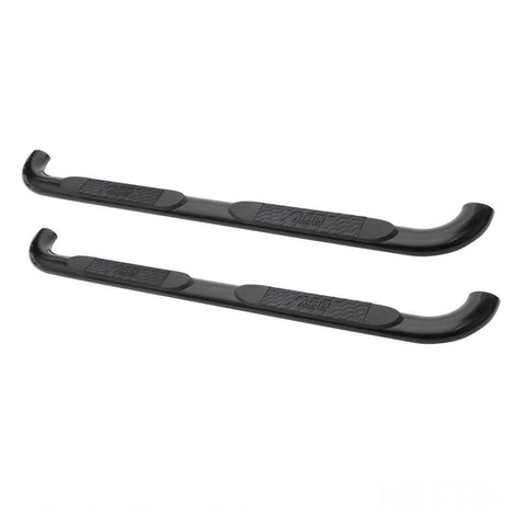 Westin 2015-2018 Chevy Silv 25/3500 Crew Cab (Body Mount) Platinum 4 Oval Nerf Step Bars - Black - 21-3865