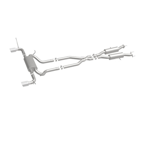 MagnaFlow Cat-Back SS 2.5in Dual Split Rear 4in Black Tip 11-16 Jeep Grand Cherokee 5.7L V8/3.6L V6 - 19216