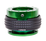 NRG Quick Release Kit - Pyramid Edition - Green Body / Black Pyramid Ring - SRK-210GN/BK