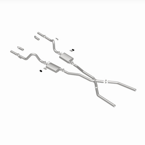 MagnaFlow SYS Cat-Back 67-70 Mustang 2.50inch w/Tru-X - 15816