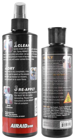 Airaid Renew Kit - 12oz Cleaner / 8oz Squeeze Oil - 790-550