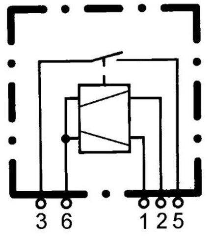 Hella Relay Micro 12V 30A Latching/Bistable - 933364027
