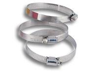 Vibrant S.S. Worm Gear Clamps Pack of 10 - Clamping Range: 4.56in - 5.51in (116mm - 140mm) - 12158