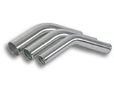 Vibrant 3.5in O.D. Universal Aluminum Tubing (45 degree bend) - Polished - 2890