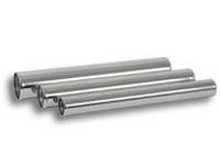 Vibrant 3in O.D. Universal Aluminum Tubing (18in long Straight Pipe) - Polished - 2173