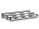 Vibrant 2in O.D. Universal Aluminum Tubing (18in long Straight Pipe) - Polished - 2885