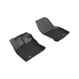 3D MAXpider 19-23 Volkswagen Arteon Kagu Floor Mat- Black R1 - L1VW07311509