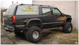 Bushwacker 88-99 Chevy C1500 Cutout Style Flares 2pc - Black - 40009-11