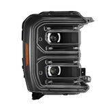 AlphaRex 23-26 Ford F-250 SD LUXX LED Proj Headlights Blk w/Activ Light/Seq Signal/Switchback - 880909