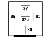 Hella Relay Mini Iso 5 Pole 24V Spdt Res Bkt - 933332161