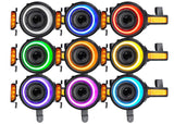 Oracle 2021+ Ford Bronco Oculus Bi-LED Projector Headlights - ColorSHIFT LED - 5886-BC2