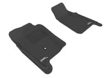 3D MAXpider 1998-2011 Ford Ranger Regular Cab/Supercab Kagu 1st Row Floormat - Black - L1FR02611509