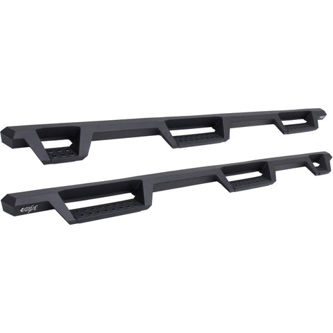 Westin 99-16 Ford F-250/350/450/550 CC (6.75ft Bed) HDX Drop Whl to Whl Nerf Step Bars - Text Blk - 56-534015
