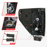 ANZO 21-23 Ford F-150 LED Taillights Seq. Signal w/BLIS Cover - Black (For Factory Halogen ONLY) - 311475