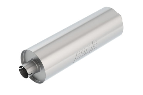 Borla 2.75in In/Out 7.75in Diameter x 24in L Universal Muffler - Heavy Duty Truck Applications - 401158