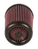 K&N Filter Universal X-Stream Clamp-On Round Tprd 2.5in Flng ID x 6in Base OD x 5in Top OD x 6.5in H - RX-4860