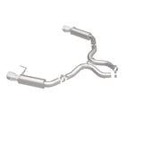 MagnaFlow Axle Back, SS, 3in, Competition, Dual Split Polished 4.5in Tip 2015 Ford Mustang GT V8 5.0 - 19103