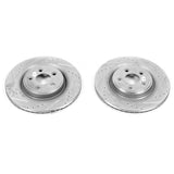 Power Stop 06-08 Jaguar S-Type Rear Evolution Drilled & Slotted Rotors - Pair - EBR1042XPR