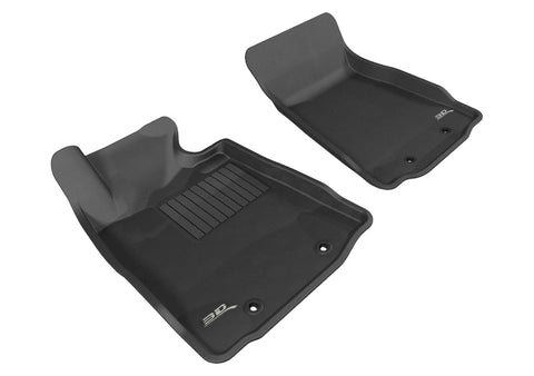 3D MAXpider 2009-2019 Nissan 370Z Kagu 1st Row Floormat - Black - L1NS03811509