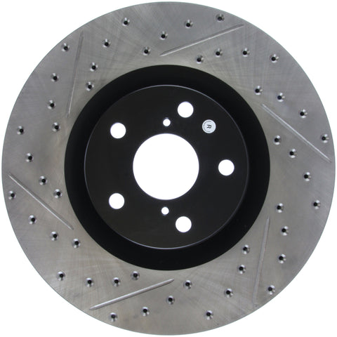 StopTech 14 Lexus IS Slotted & Drilled Front Righ Rotor - 127.44185R