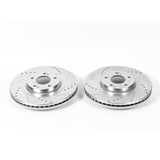 Power Stop 13-18 Hyundai Santa Fe Front Evolution Drilled & Slotted Rotors - Pair - JBR1585XPR
