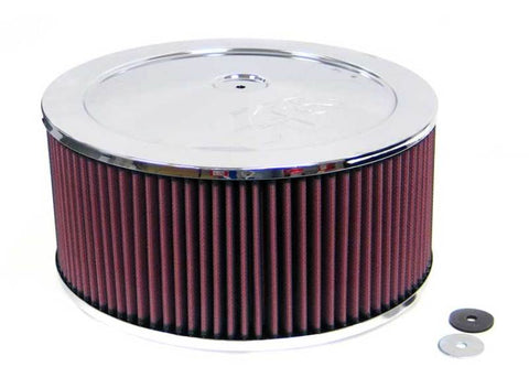 K&N Round Air Filter Assembly 7-5/16in Flange 11in Diameter 6in Height - 60-1240