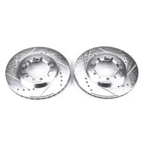 Power Stop 98-04 Nissan Frontier Front Evolution Drilled & Slotted Rotors - Pair - JBR915XPR