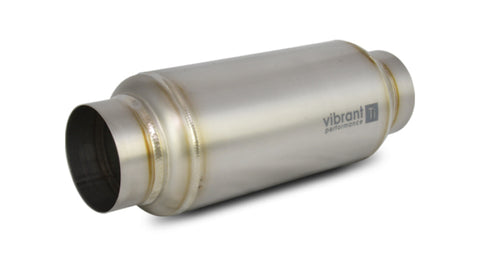 Vibrant Titanium Resonator 2.5in. Inlet / 2.5in. Outlet x 12in. Long - 17525
