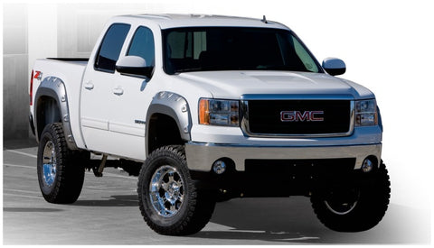 Bushwacker 07-13 GMC Sierra 1500 Boss Pocket Style Flares 2pc - Black - 40083-02