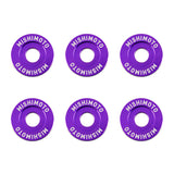 Mishimoto Small Fender Washer Kit (6pcs) - Purple - MMFW-SM-6PR