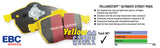 EBC 08-13 Cadillac CTS 3.0 Yellowstuff Front Brake Pads - DP41827R