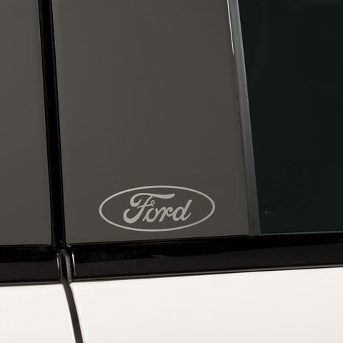 Putco 08-16 Ford SuperDuty Crew Cab - w/ FORD Logo (4pcs) Black Platinum Pillar Posts Classic - 402621BPFD