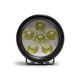 DV8 Offroad 3.5in Round 16W Driving Light Spot 3W LED - Black - R3.5E16W3W