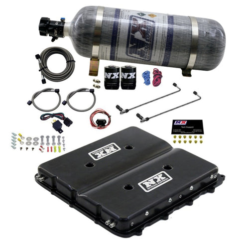 Nitrous Express Nitrous Kit w/Billet LT4 Supercharger Lid w/12lb Bottle - 20939-12