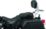 Kuryakyn Fixed Mounts Multi-Purpose Driver & Passenger Backrest 18-Up Softail Black - 7080