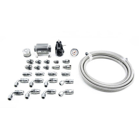 DeatschWerks 01-15 Honda Civic DW400 Pump Module Return Plumbing Kit w/PTFE Fuel Lines - 6-608