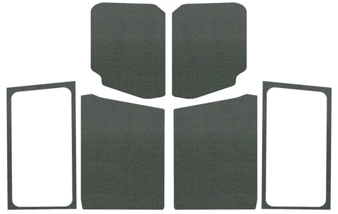 DEI 18-23 Jeep Wrangler JL 2-Door Boom Mat Complete Headliner Kit - 7 Piece - Gray - 50282