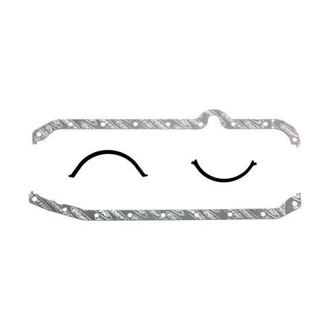 Cometic Chevrolet Gen-1 Small Block V8 .094i Fiber Oil Pan Gasket Kit Right Side Dipstick Thin Front - C5296