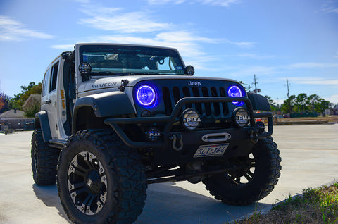 Oracle Jeep Wrangler 07-17 Halo Kit - ColorSHIFT w/ 2.0 Controller - 2665-333