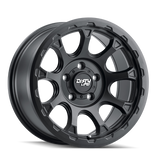 Dirty Life 9307 Drifter 17x8.5/5x127 BP/-6mm Offset/78.1mm Hub Matte Black Wheel - Beadlock - 9307-7873MB
