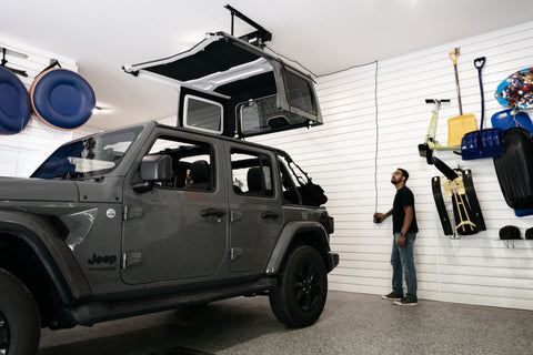 Bestop 18-26 Jeep Wrangler JL Hoss Hardtop Hoist (Black) - 42820-01