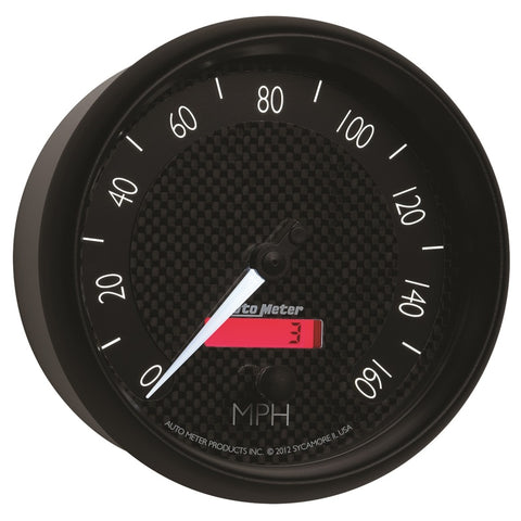 Autometer GT Series 5in In Dash 0-160 MPH Electronic Programmable Speedometer - 8089