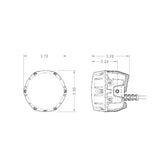 ARB Nacho 4in Offroad / SAE Combo White LED Light - PM461
