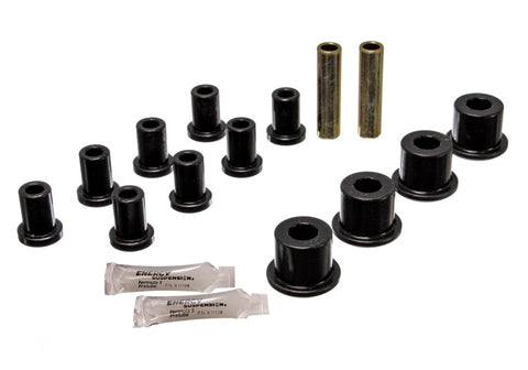 Energy Suspension Rear Spring And Shackle Bushng - Black - 5.2105G