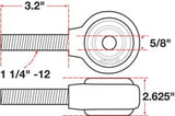 SPC Performance xAxis Rod End Ball Joint - 15738